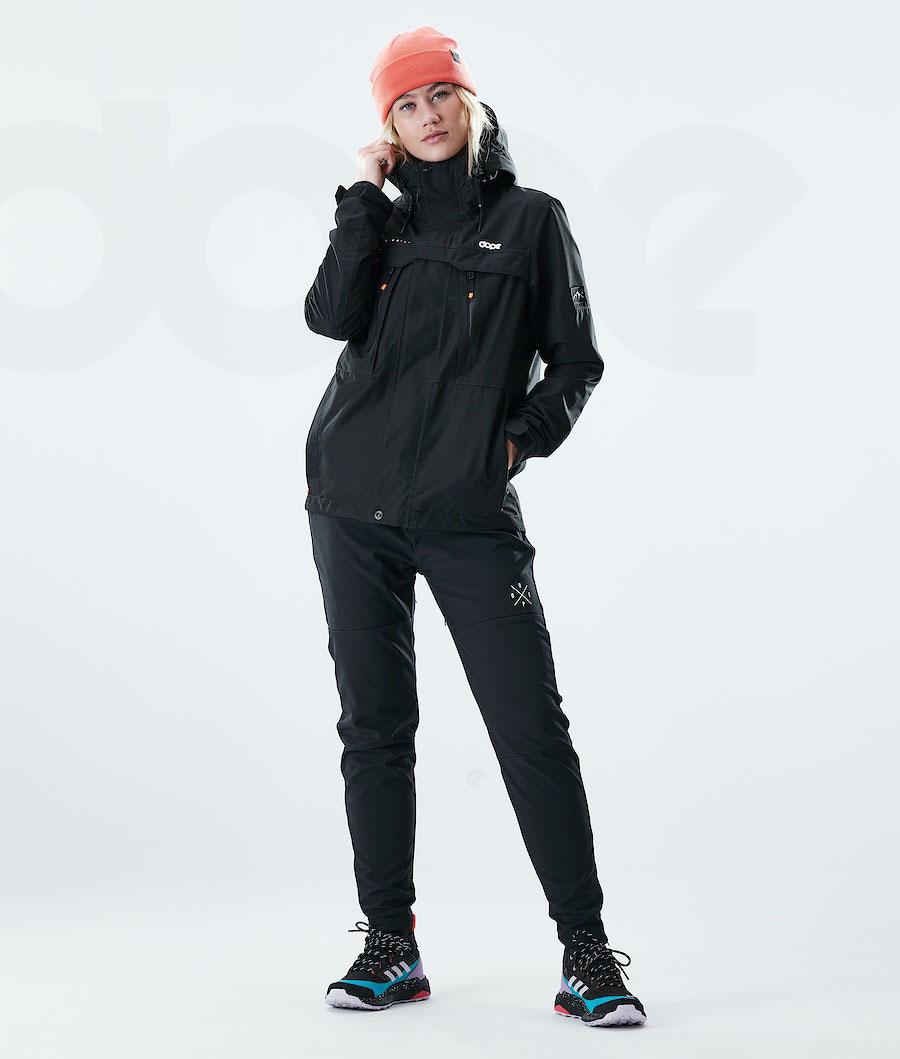 Black Women's Dope Trekker W Outdoor Jackets | NZ_D2484