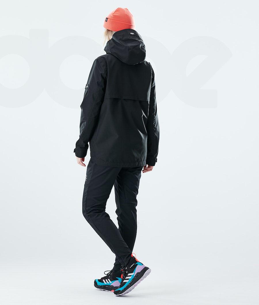 Black Women's Dope Trekker W Outdoor Jackets | NZ_D2484