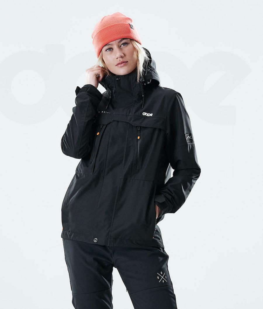 Black Women\'s Dope Trekker W Outdoor Jackets | NZ_D2484