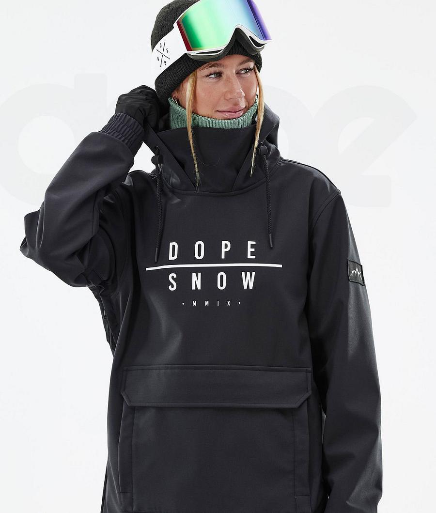 Black Women's Dope Wylie W Ski Jackets | NZ_D1352
