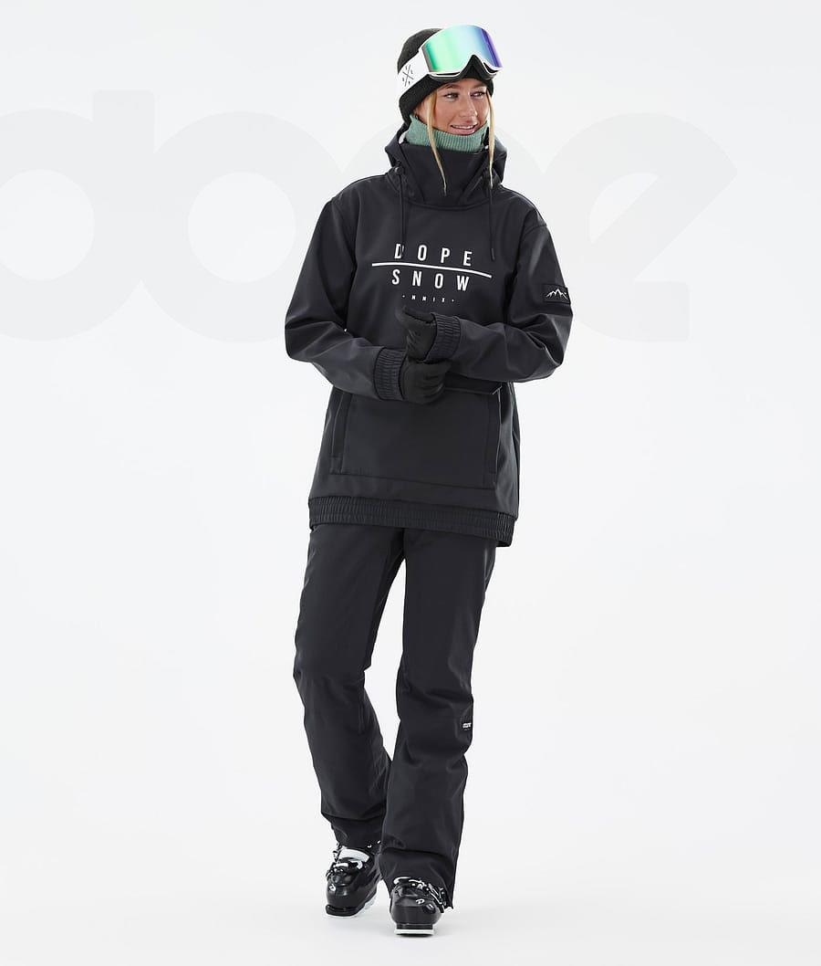 Black Women's Dope Wylie W Ski Jackets | NZ_D1352
