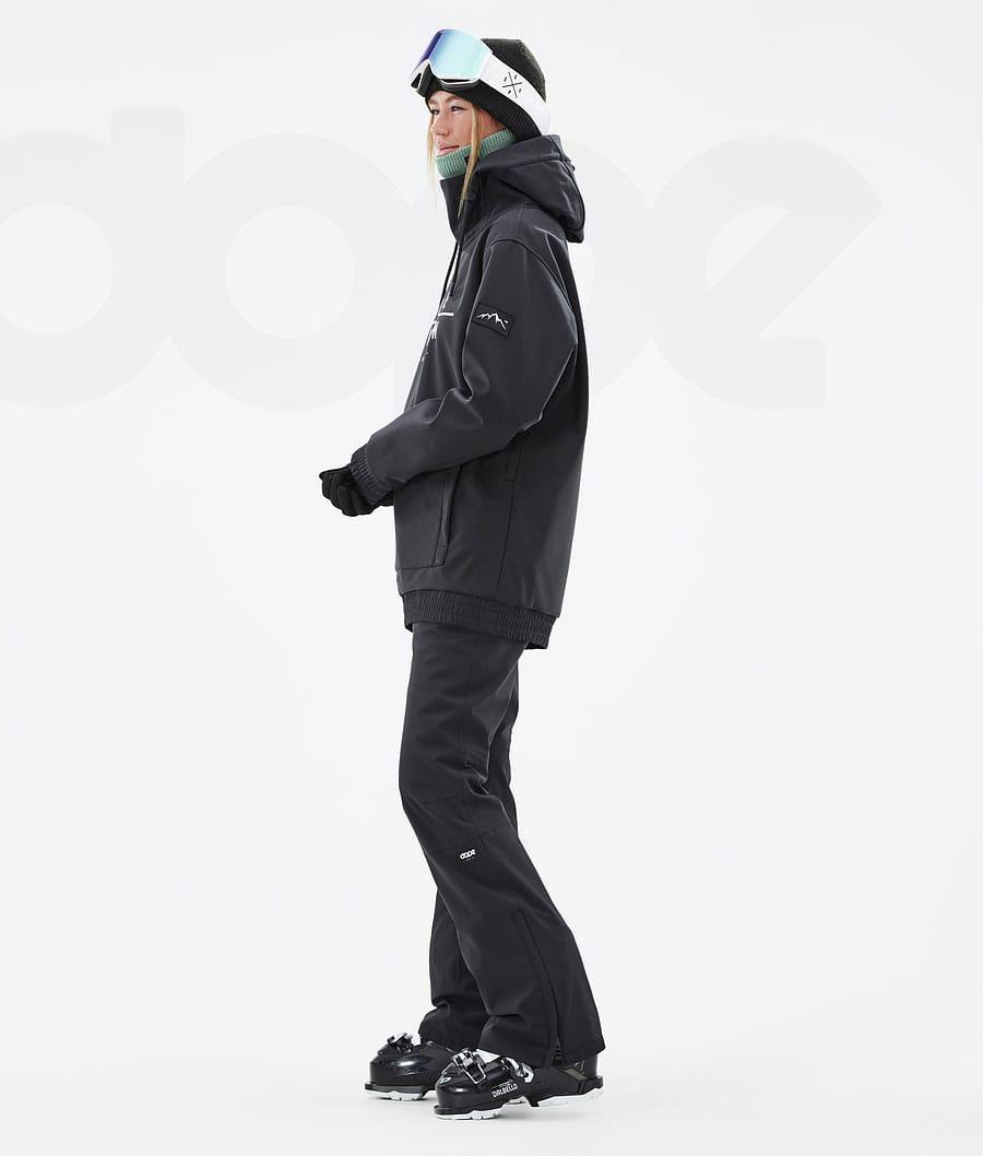 Black Women's Dope Wylie W Ski Jackets | NZ_D1352