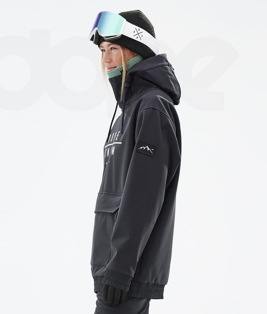 Black Women's Dope Wylie W Snowboard Jackets | NZ_D1029