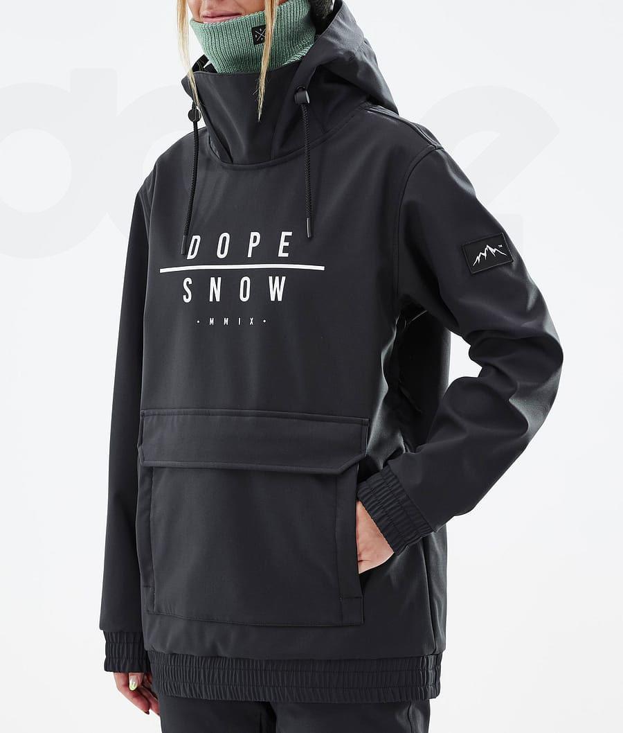 Black Women's Dope Wylie W Snowboard Jackets | NZ_D1029