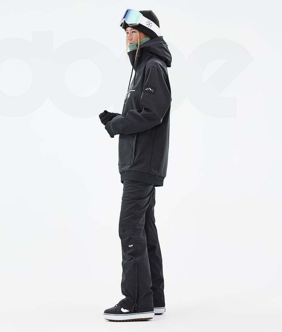 Black Women's Dope Wylie W Snowboard Jackets | NZ_D1029