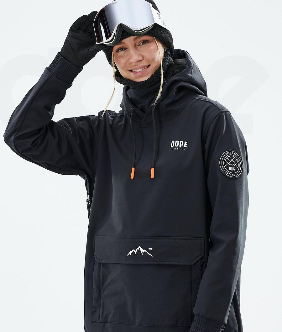 Black Women's Dope Wylie W Snowboard Jackets | NZ_D1898
