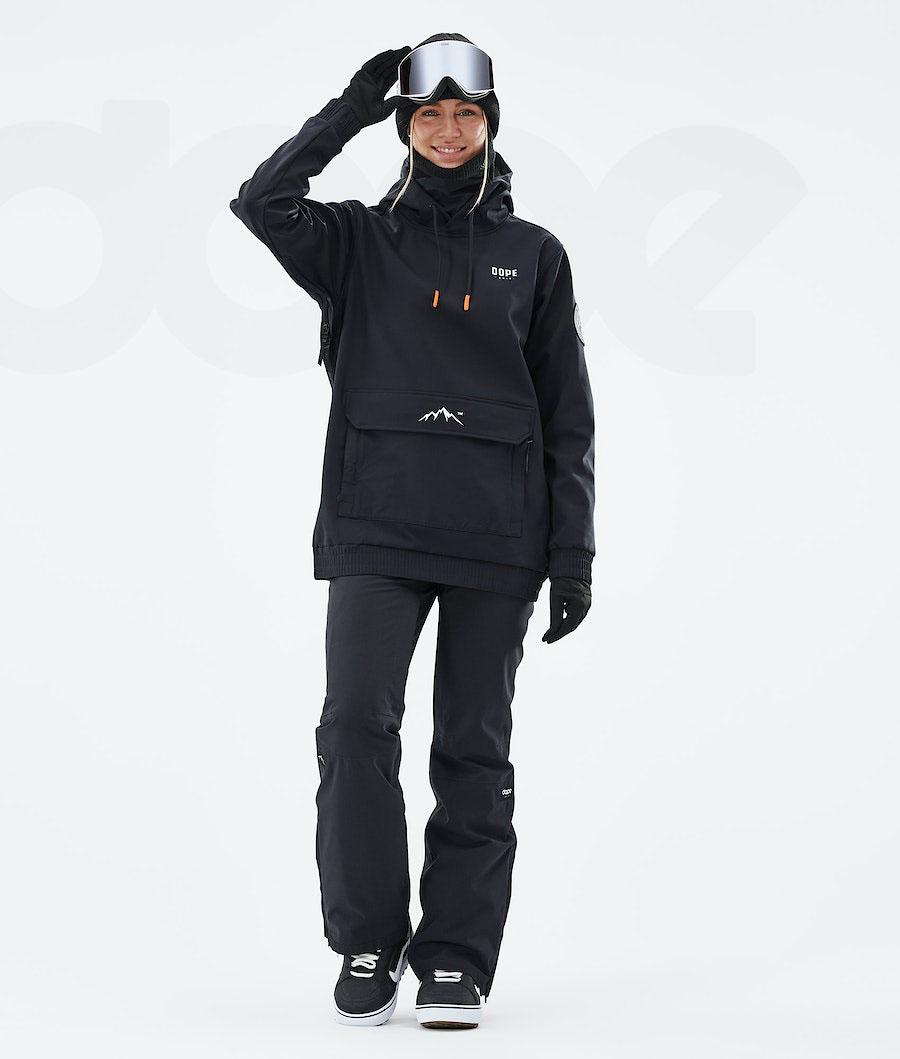 Black Women's Dope Wylie W Snowboard Jackets | NZ_D1898