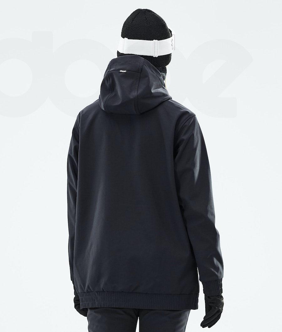 Black Women's Dope Wylie W Snowboard Jackets | NZ_D1898