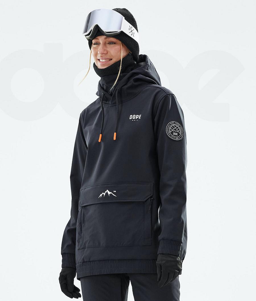 Black Women\'s Dope Wylie W Snowboard Jackets | NZ_D1898