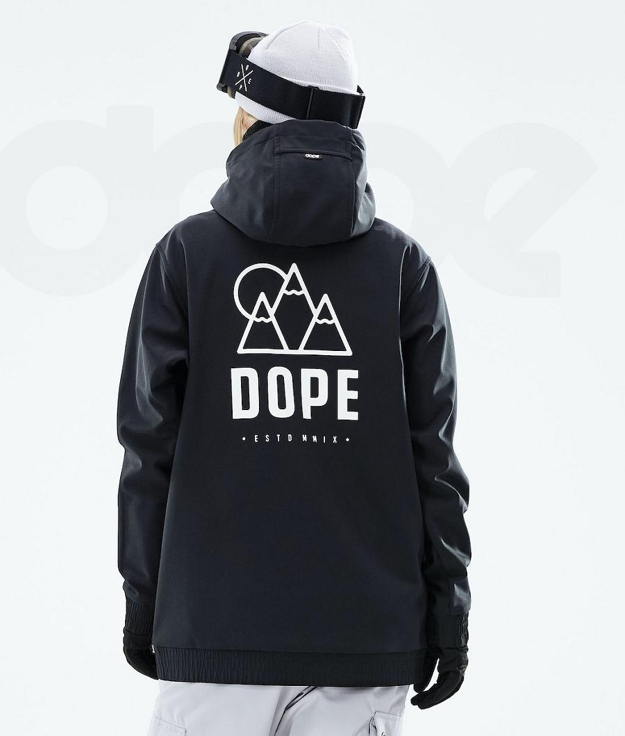 Black Women\'s Dope Yeti 2021 Ski Jackets | NZ_D1975