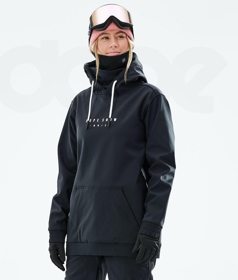 Black Women's Dope Yeti 2021 Ski Jackets | NZ_D2530