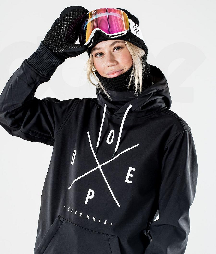 Black Women's Dope Yeti W 10k Snowboard Jackets | NZ_D1294