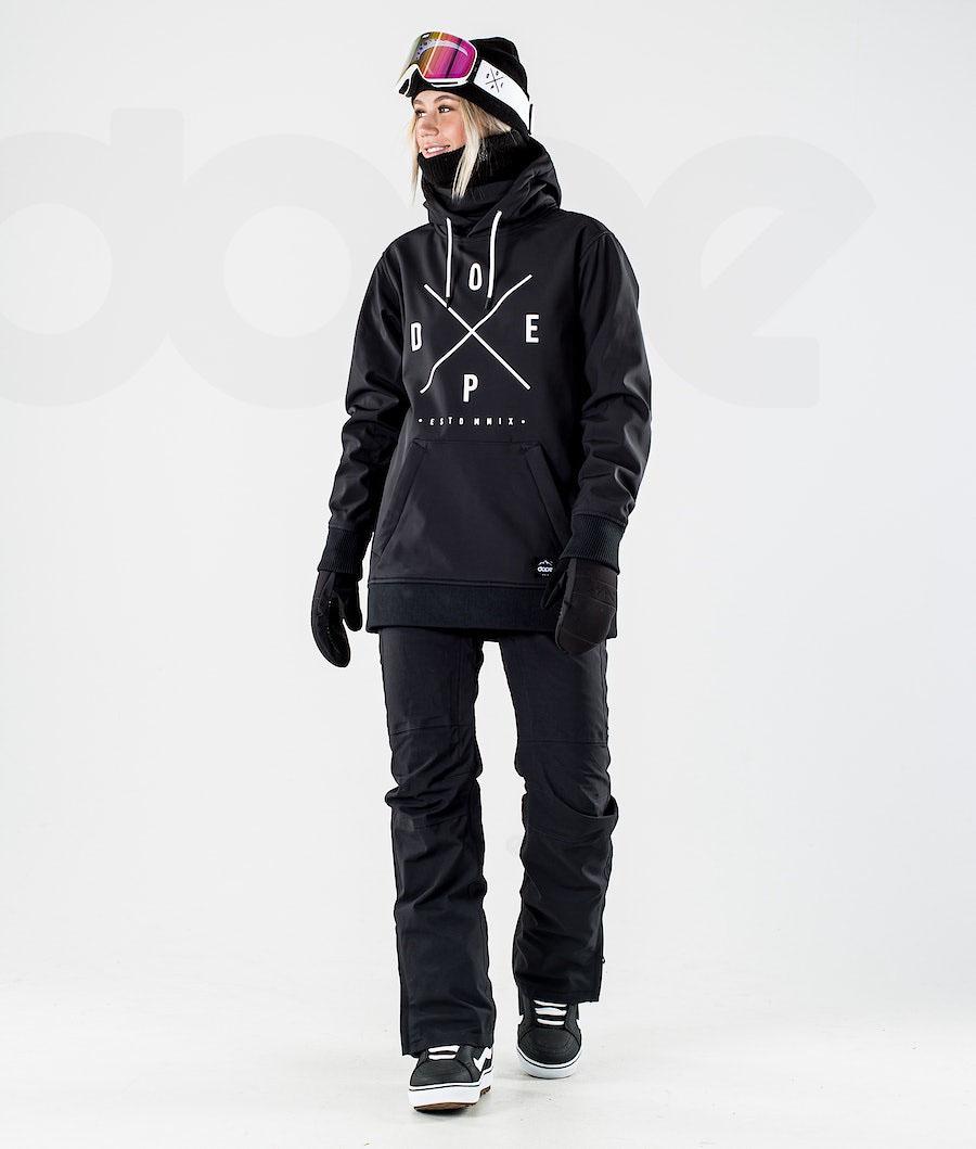 Black Women's Dope Yeti W 10k Snowboard Jackets | NZ_D1294