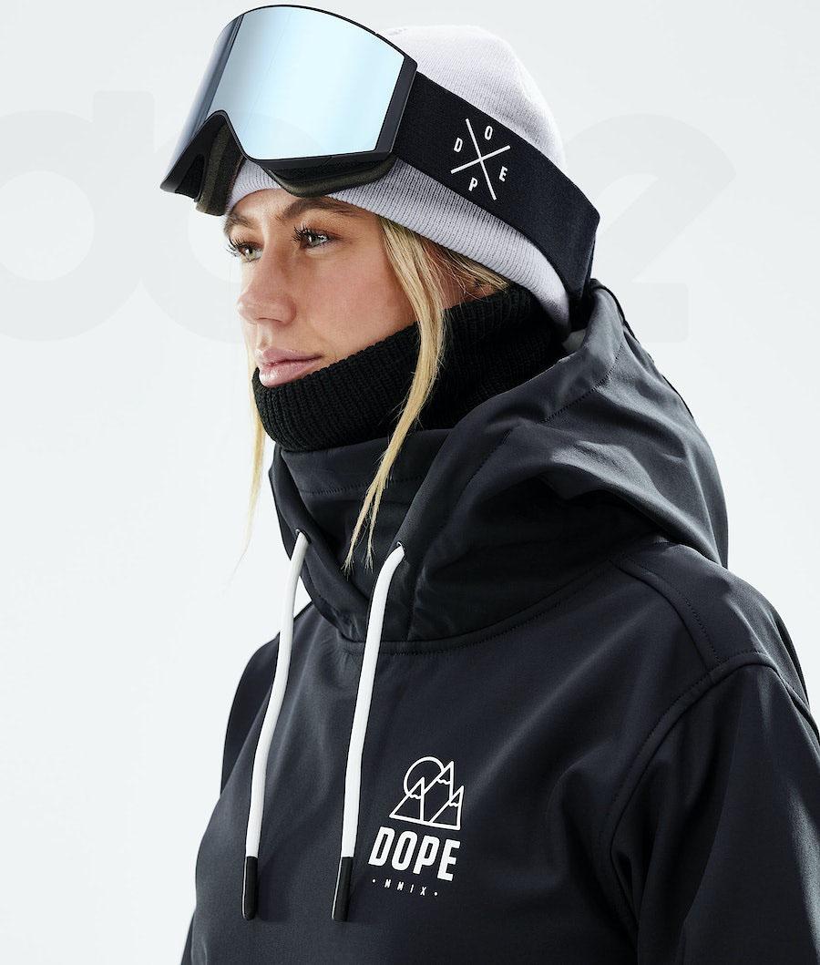 Black Women's Dope Yeti W 2021 Snowboard Jackets | NZ_D1374