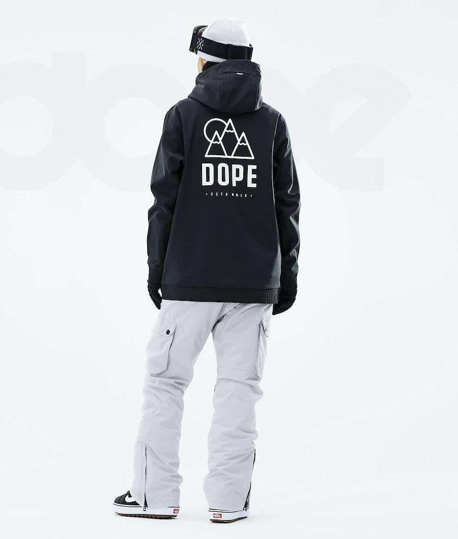Black Women's Dope Yeti W 2021 Snowboard Jackets | NZ_D1374
