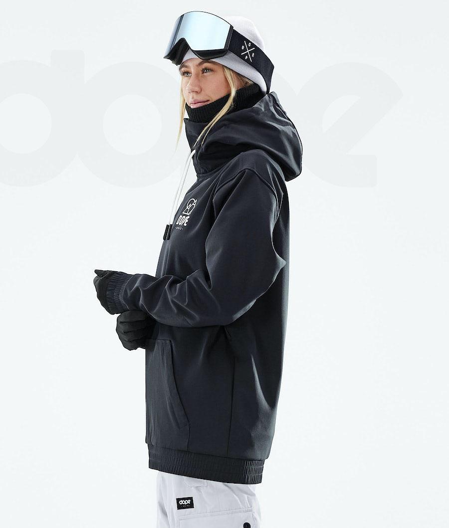 Black Women's Dope Yeti W 2021 Snowboard Jackets | NZ_D1374