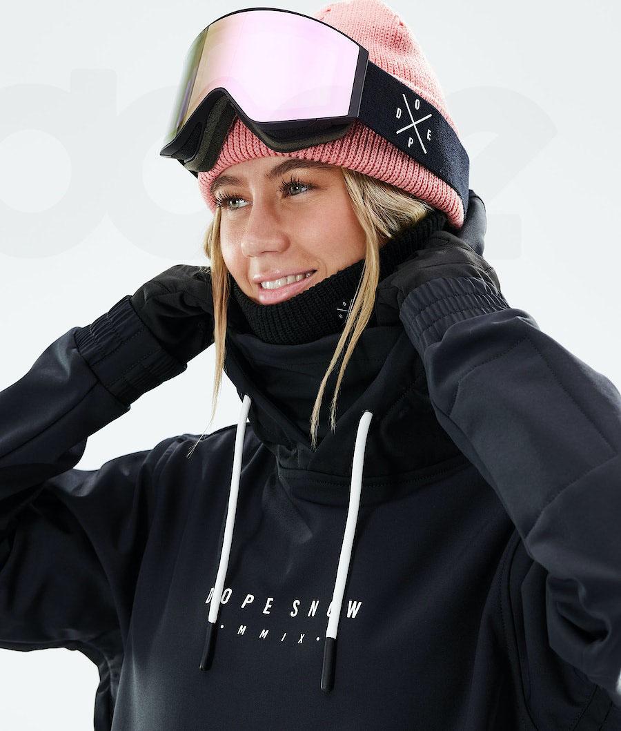 Black Women's Dope Yeti W 2021 Snowboard Jackets | NZ_D1924