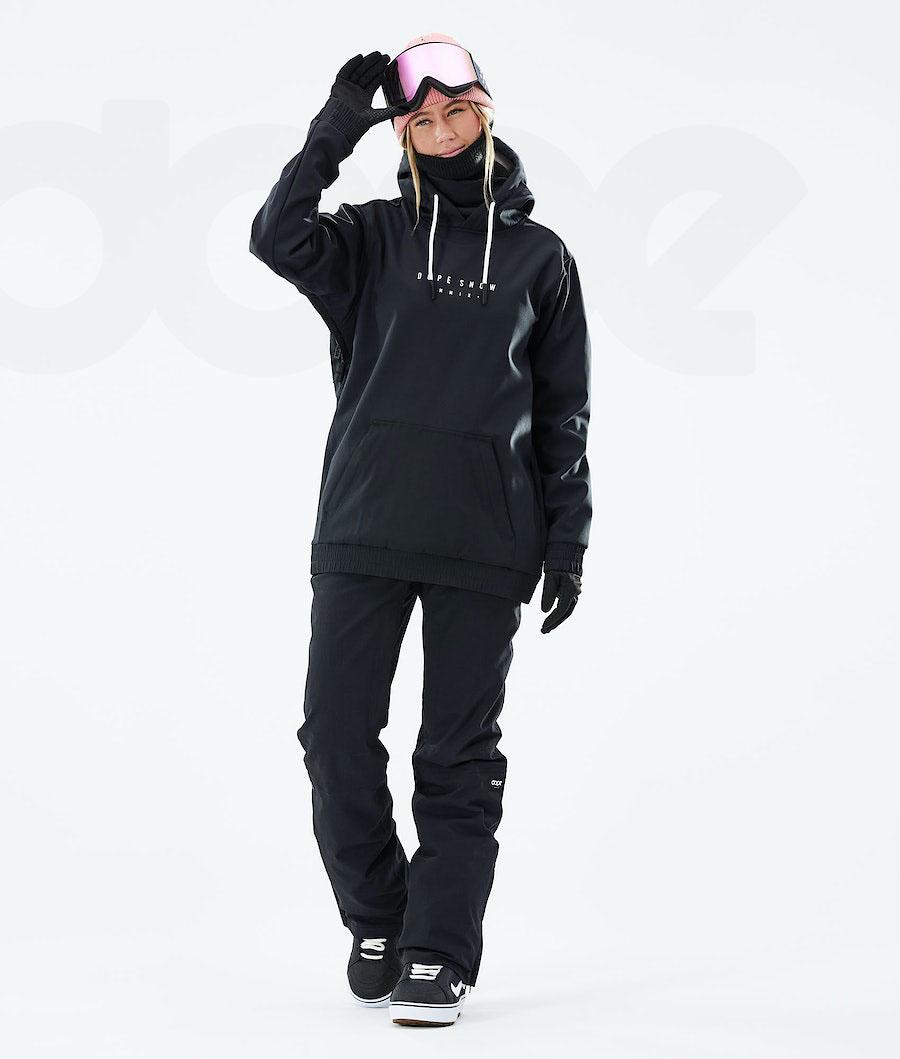Black Women's Dope Yeti W 2021 Snowboard Jackets | NZ_D1924