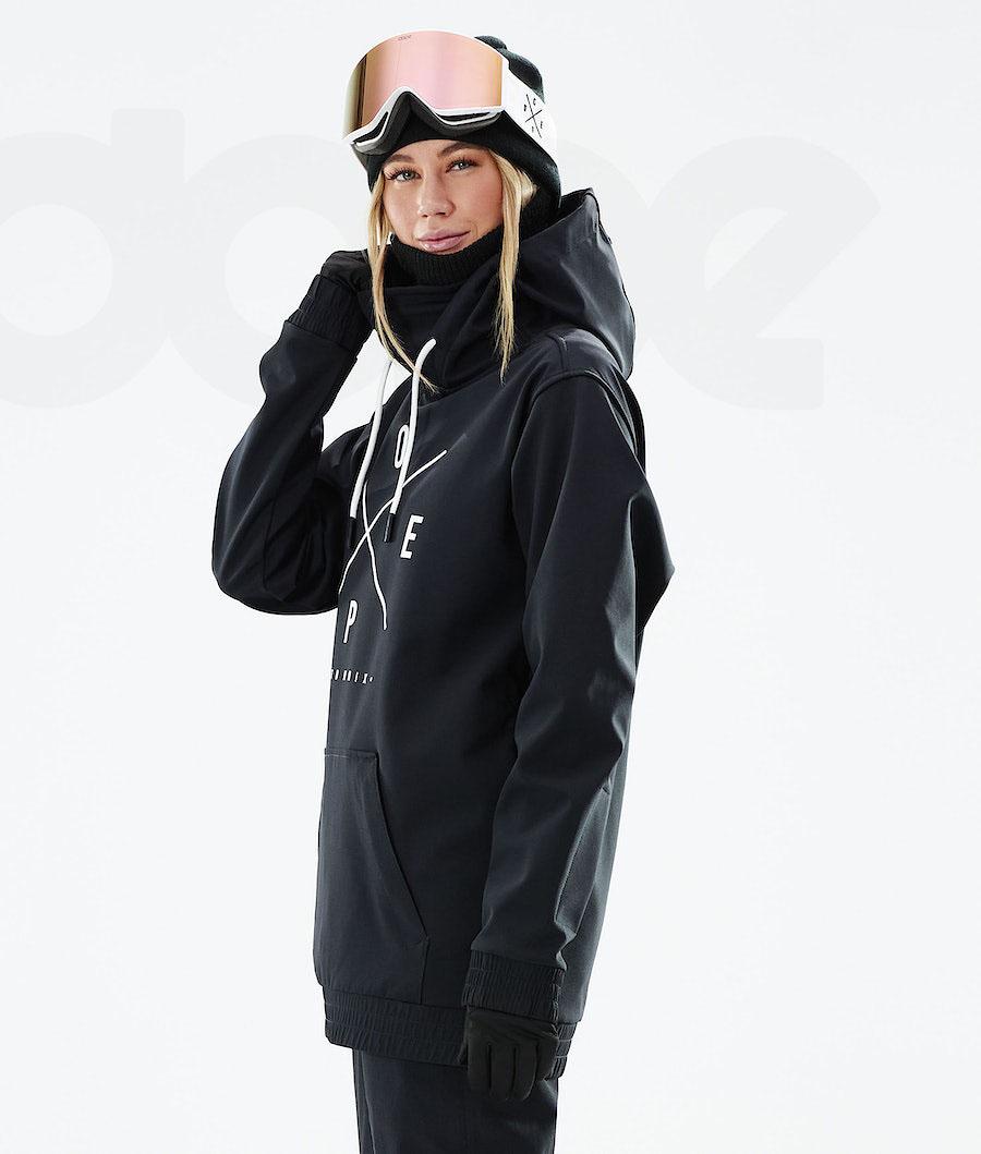 Black Women's Dope Yeti W 2021 Snowboard Jackets | NZ_D2489