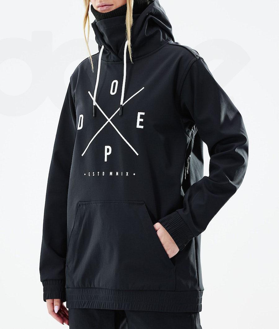 Black Women's Dope Yeti W 2021 Snowboard Jackets | NZ_D2489