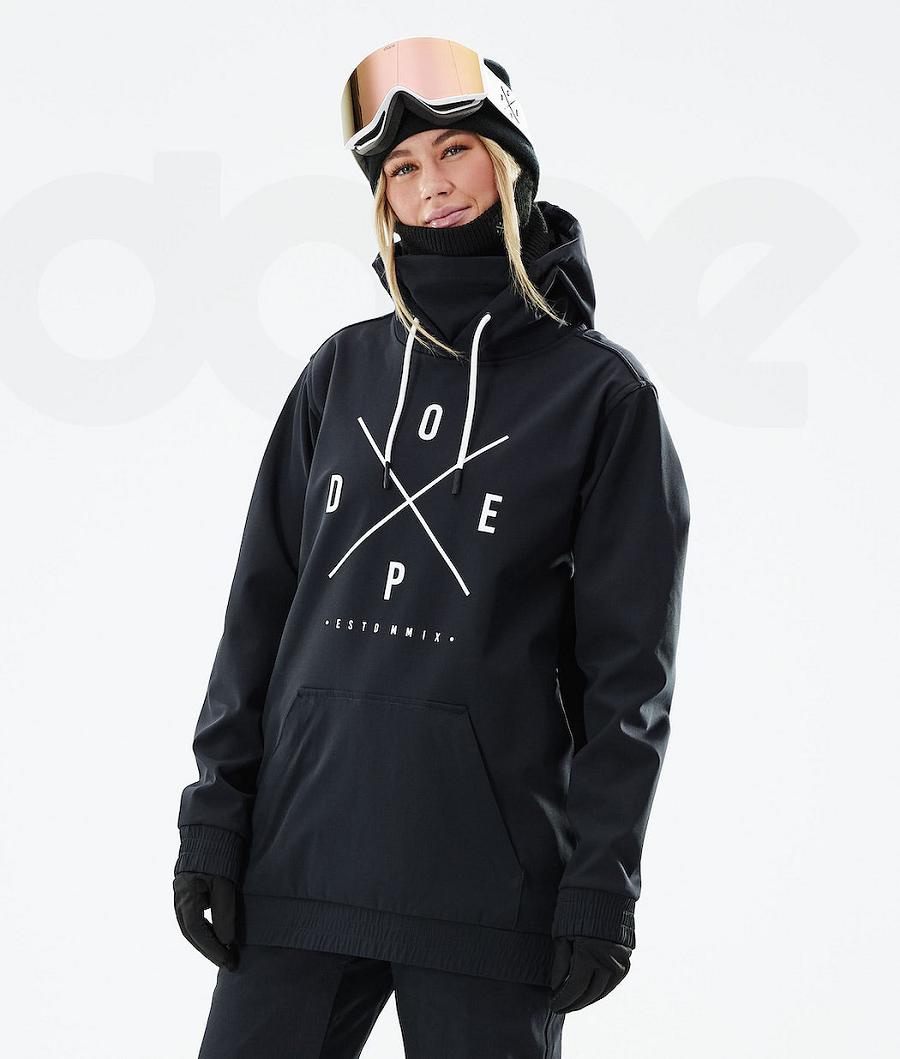 Black Women\'s Dope Yeti W 2021 Snowboard Jackets | NZ_D2489