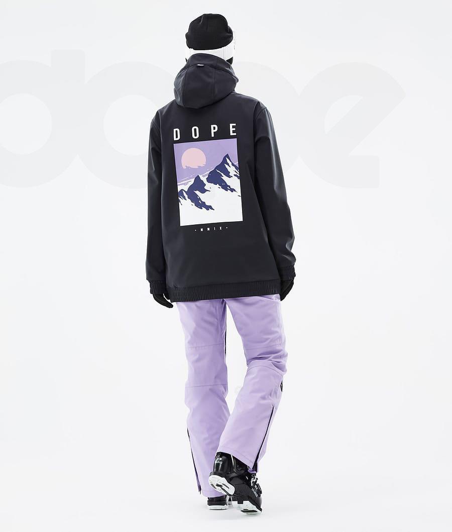 Black Women's Dope Yeti W Ski Jackets | NZ_D1666