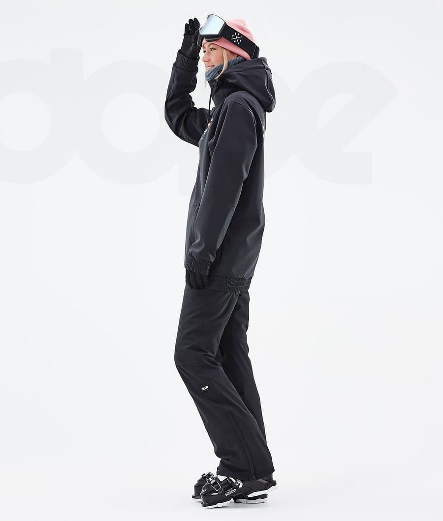 Black Women's Dope Yeti W Ski Jackets | NZ_D2063