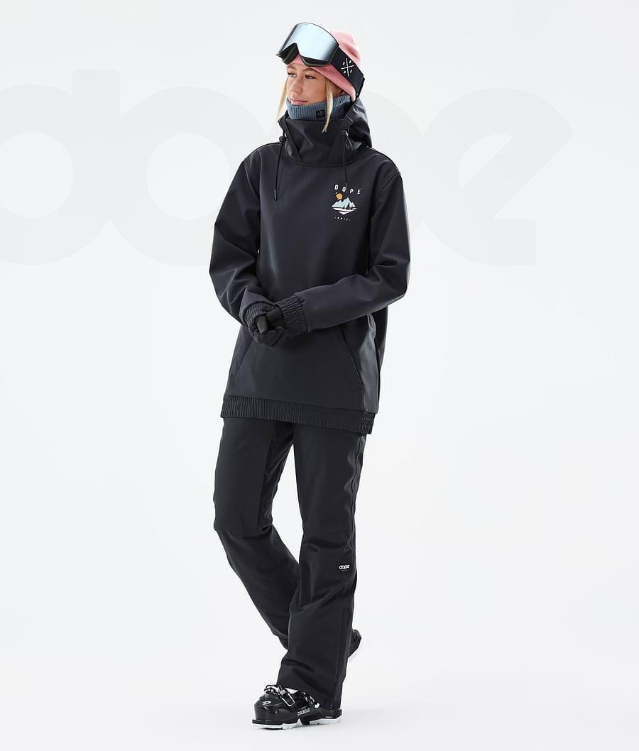 Black Women's Dope Yeti W Ski Jackets | NZ_D2063