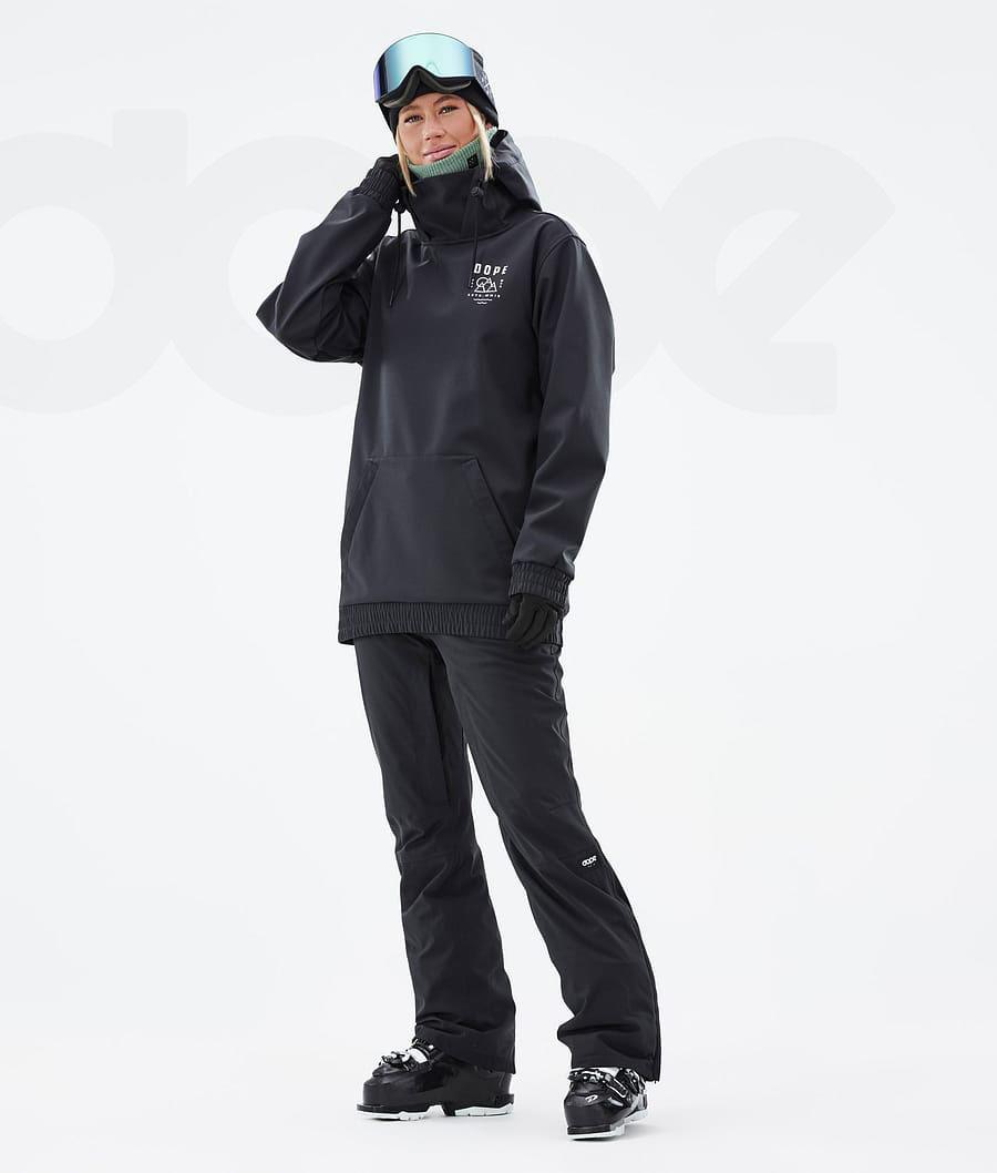 Black Women's Dope Yeti W Ski Jackets | NZ_D2100