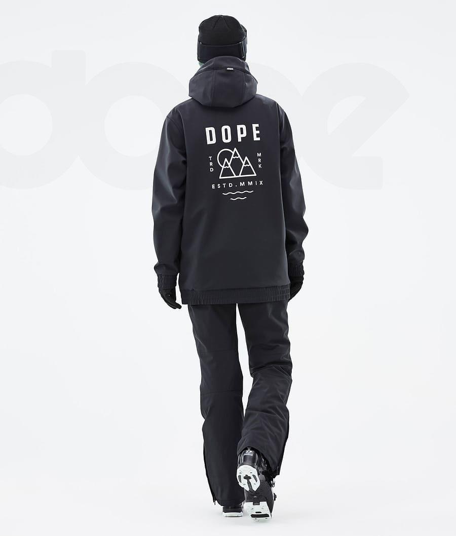 Black Women's Dope Yeti W Ski Jackets | NZ_D2100