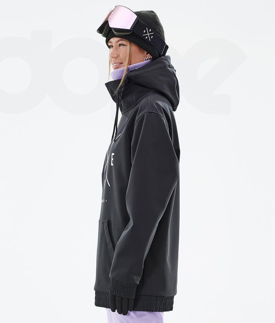 Black Women's Dope Yeti W Snowboard Jackets | NZ_D1277