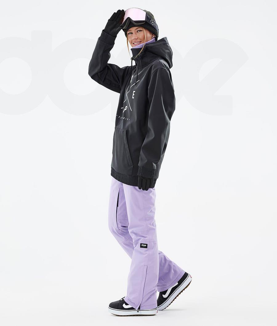 Black Women's Dope Yeti W Snowboard Jackets | NZ_D1277