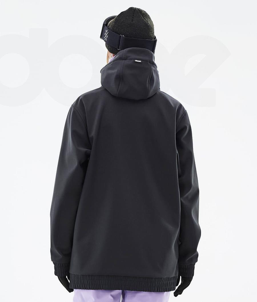 Black Women's Dope Yeti W Snowboard Jackets | NZ_D1277