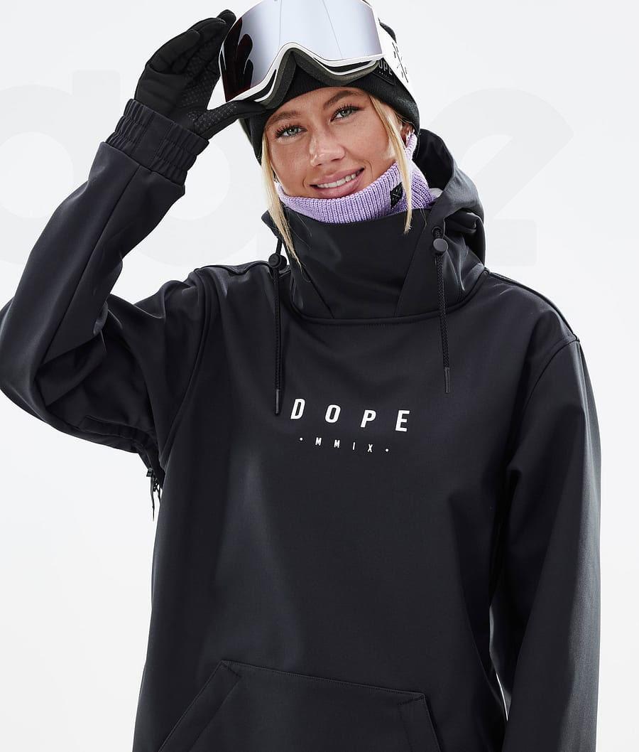 Black Women's Dope Yeti W Snowboard Jackets | NZ_D2254