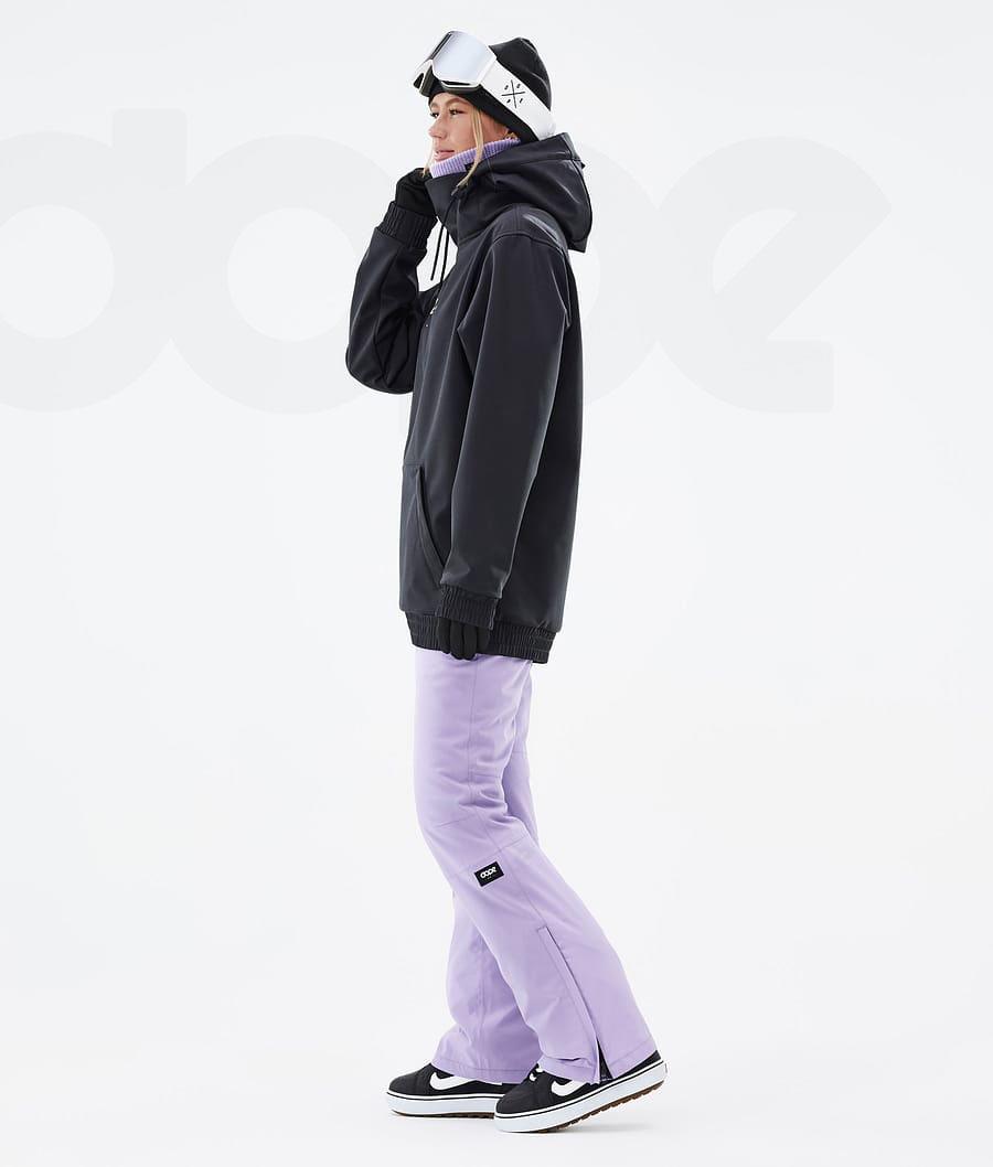 Black Women's Dope Yeti W Snowboard Jackets | NZ_D2254