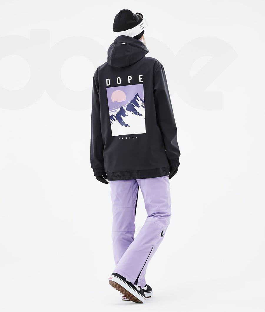 Black Women's Dope Yeti W Snowboard Jackets | NZ_D2254