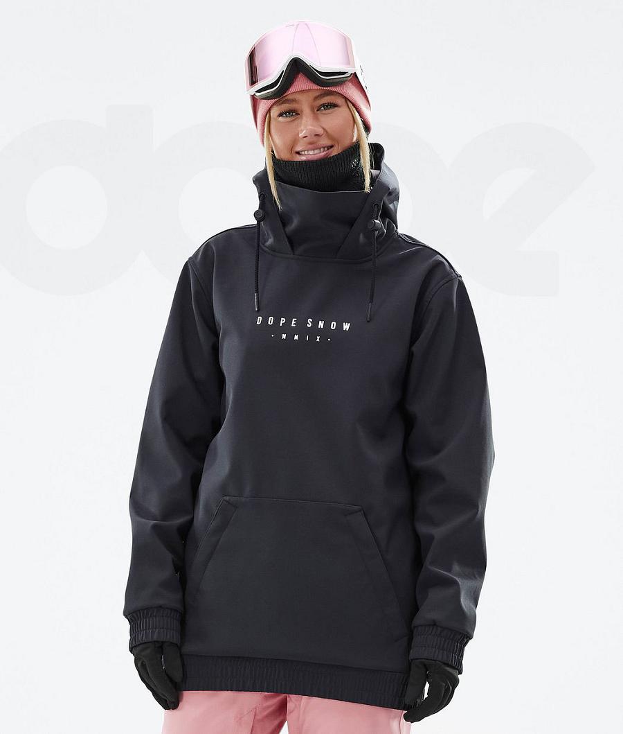 Black Women's Dope Yeti W Snowboard Jackets | NZ_D2379