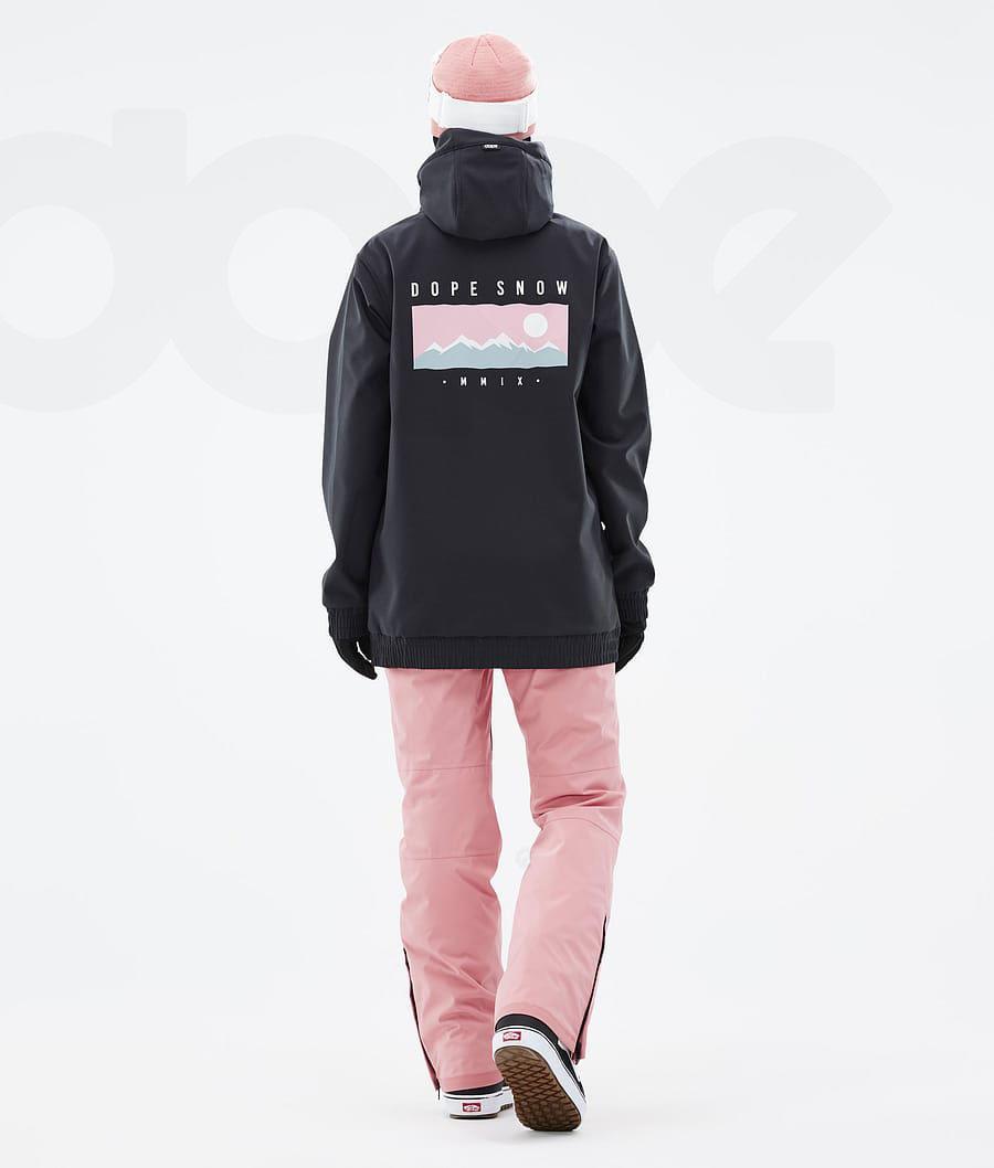 Black Women's Dope Yeti W Snowboard Jackets | NZ_D2379