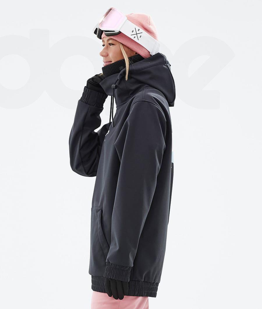 Black Women's Dope Yeti W Snowboard Jackets | NZ_D2379