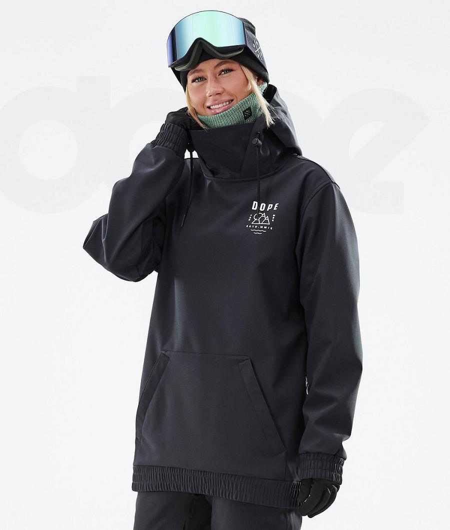 Black Women's Dope Yeti W Snowboard Jackets | NZ_D2450