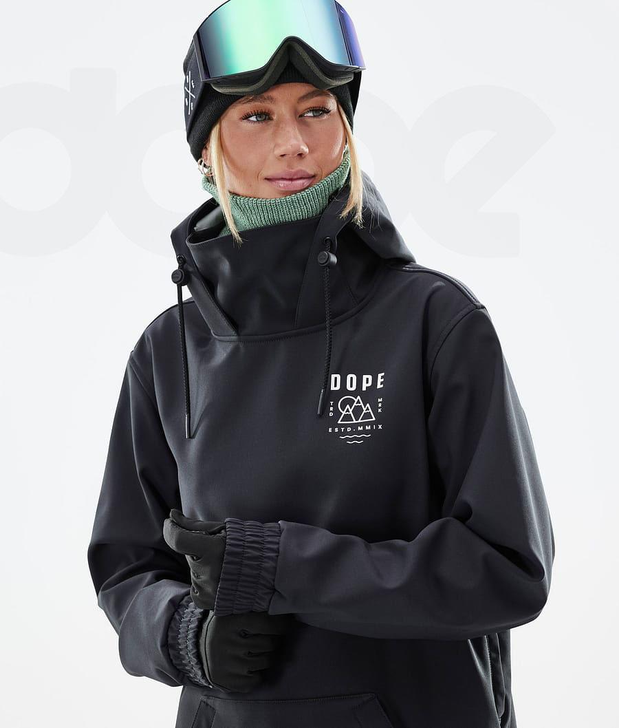 Black Women's Dope Yeti W Snowboard Jackets | NZ_D2450