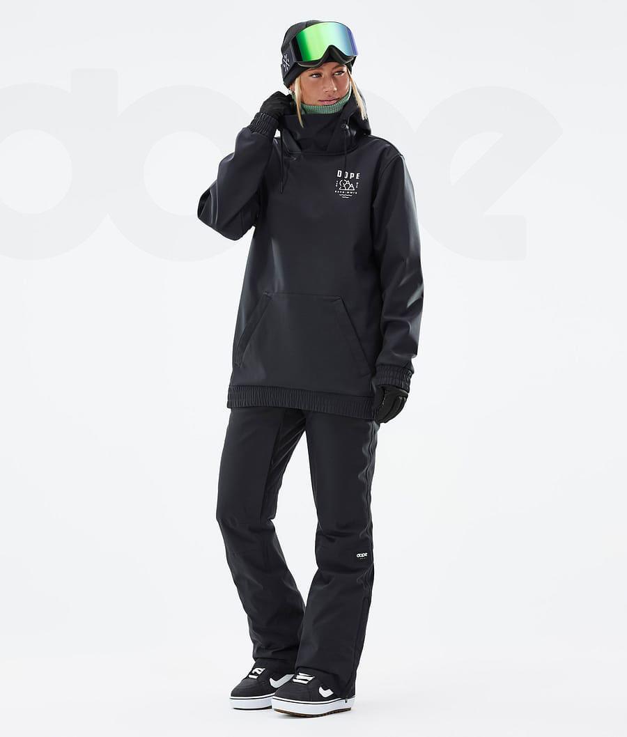 Black Women's Dope Yeti W Snowboard Jackets | NZ_D2450