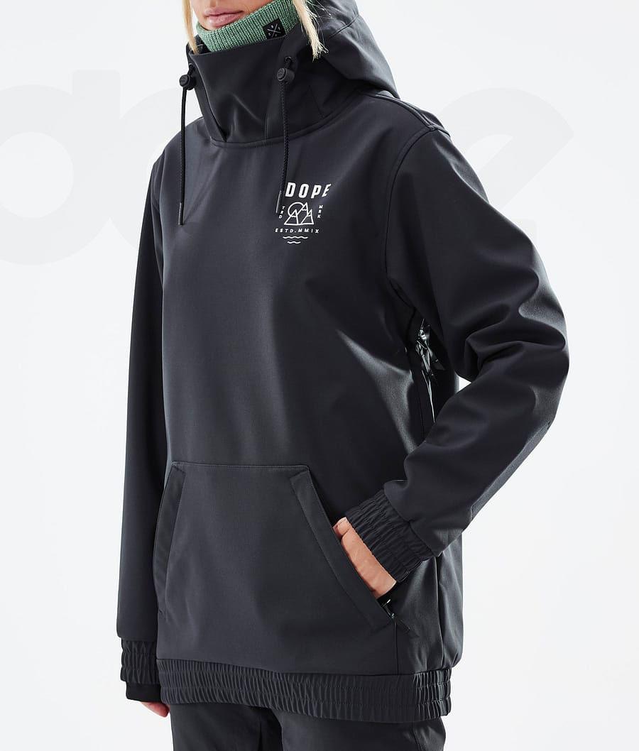 Black Women's Dope Yeti W Snowboard Jackets | NZ_D2450