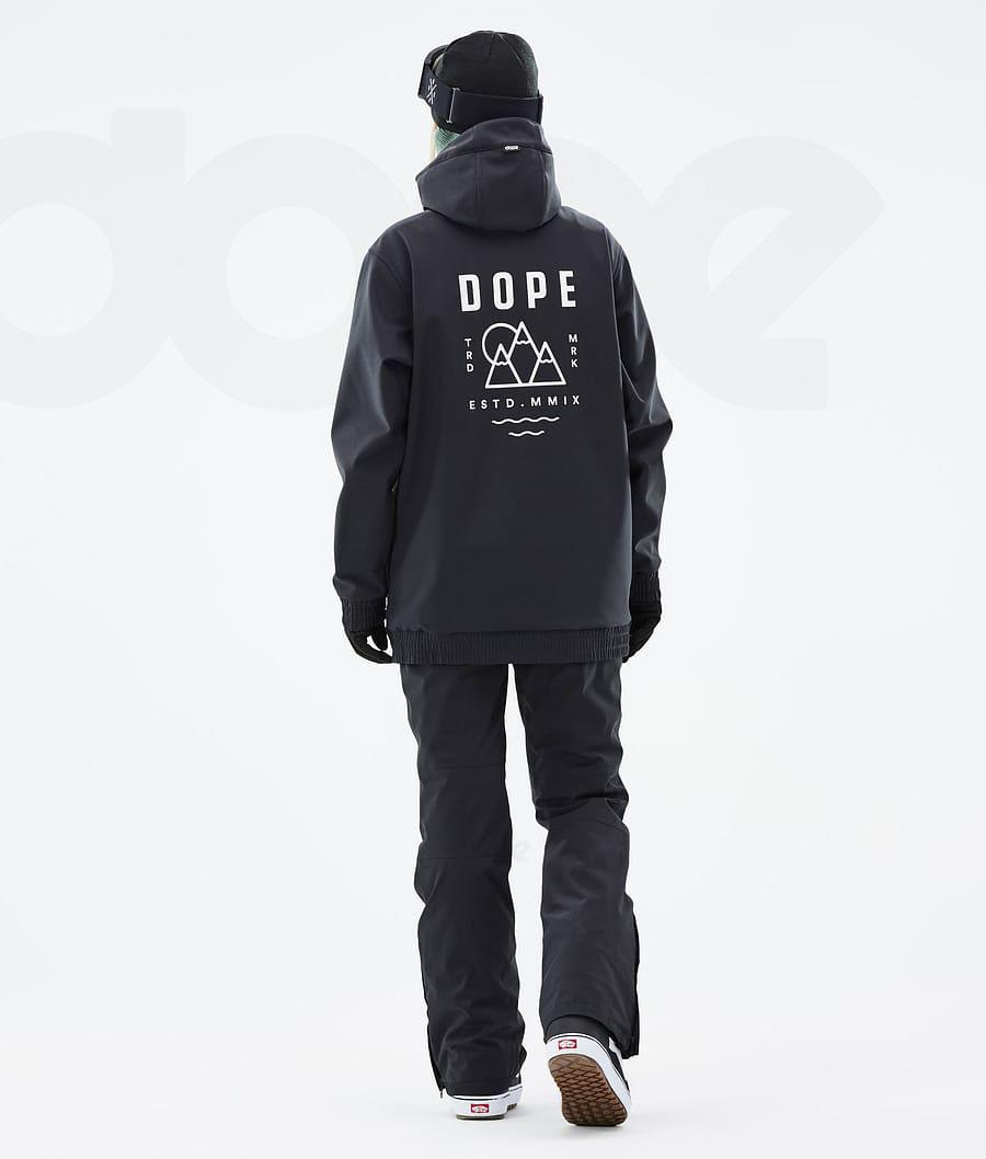 Black Women's Dope Yeti W Snowboard Jackets | NZ_D2450