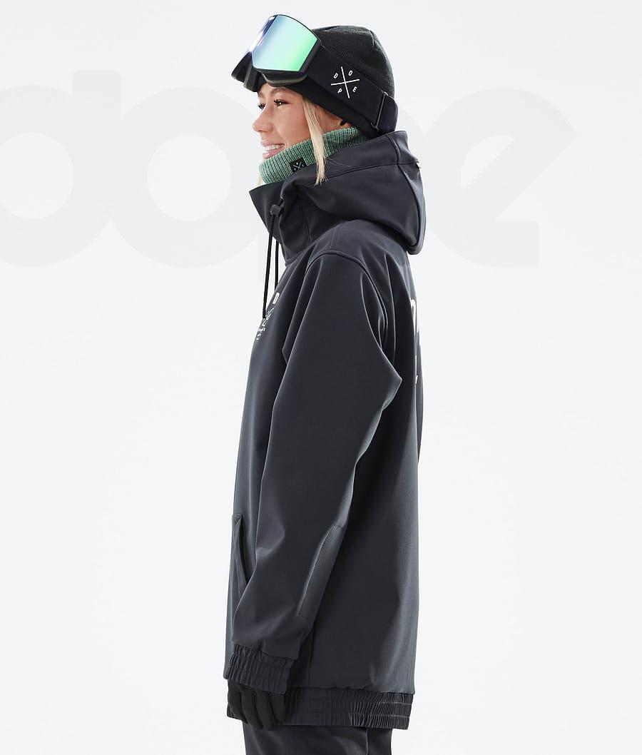 Black Women's Dope Yeti W Snowboard Jackets | NZ_D2450
