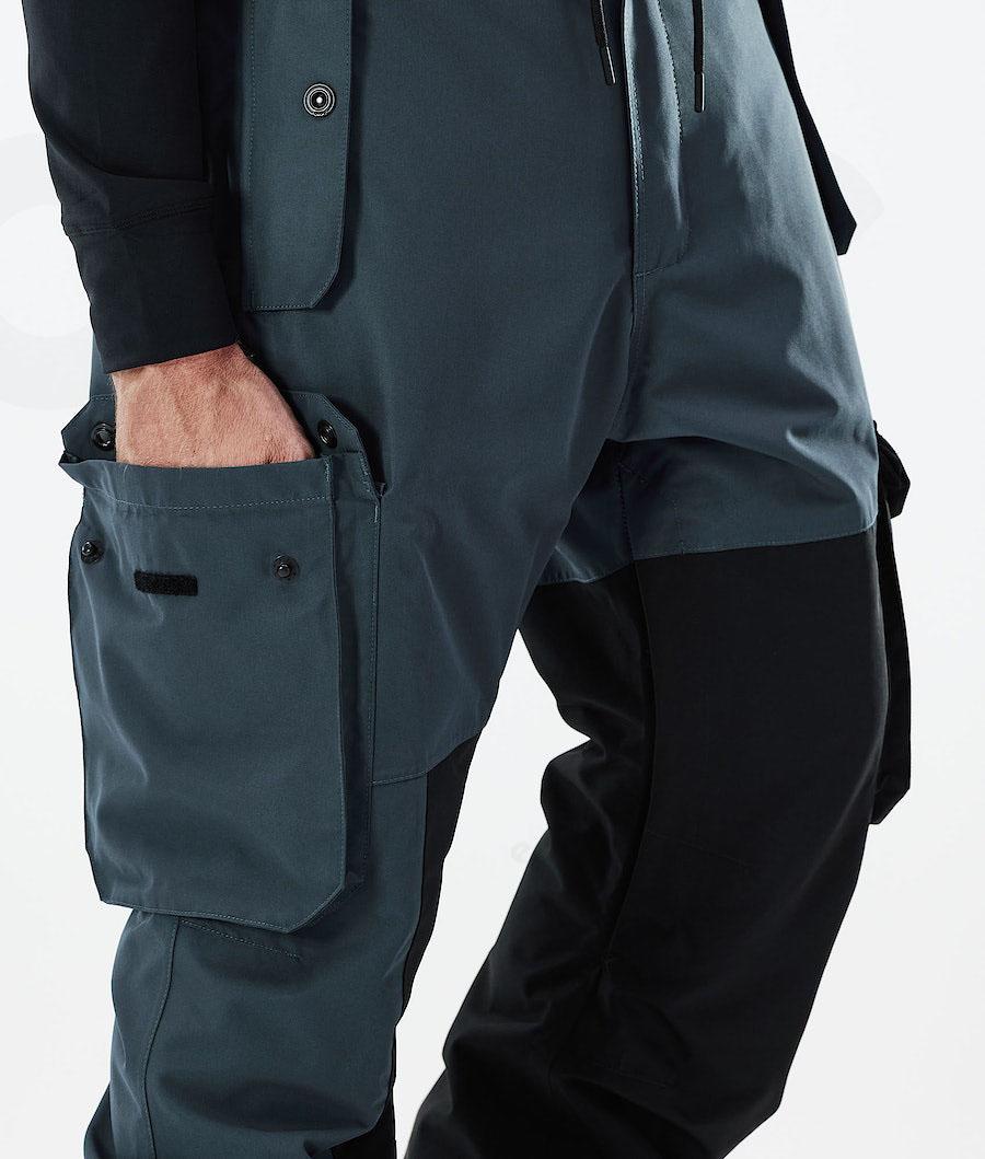 Blue / Black Men's Dope Adept 2021 Snowboard Pants | NZ_D2078