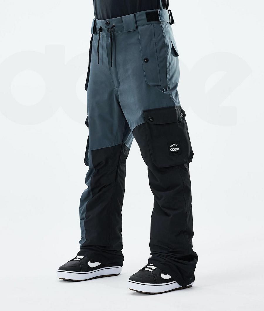 Blue / Black Men\'s Dope Adept 2021 Snowboard Pants | NZ_D2078