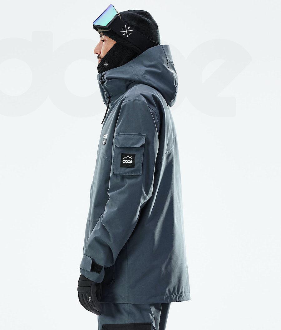 Blue Men's Dope Adept 2021 Ski Jackets | NZ_D2228