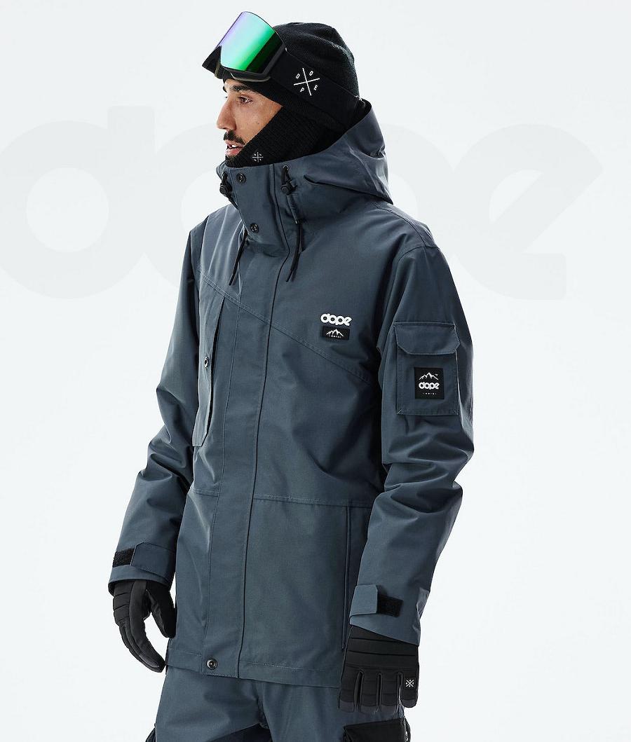 Blue Men\'s Dope Adept 2021 Ski Jackets | NZ_D2228