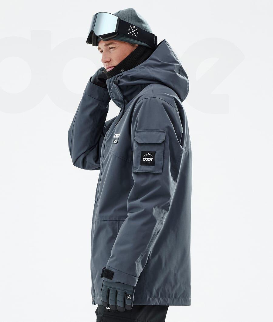 Blue Men's Dope Adept Snowboard Jackets | NZ_D1362